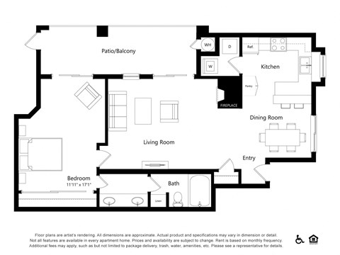 a floor plan of a house